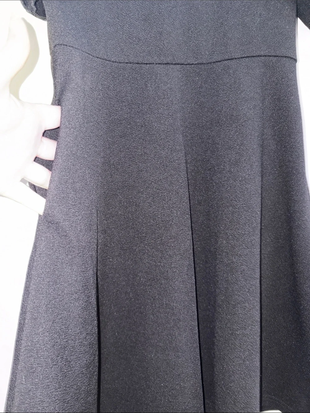 Black dress with pockets